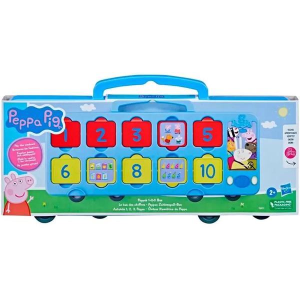 Imagem de Boneco Peppa Pig Hasbro F6411 1 2 3 Bus