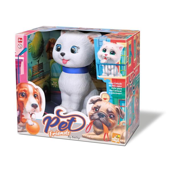 Imagem de Boneco Pet Friends Gatinho De Vinil 21cm Menino Menina