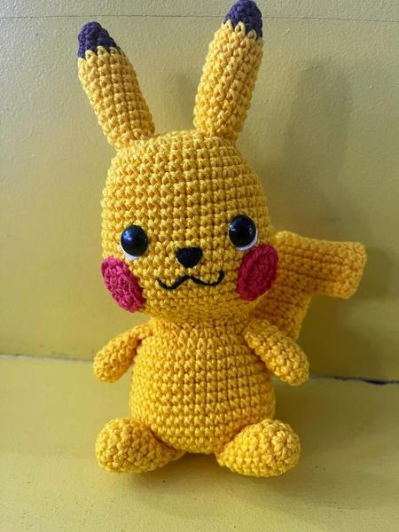 Imagem de Boneco Pikachu Amigurumi