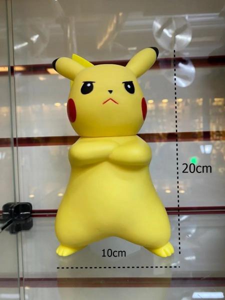 Imagem de Boneco Pikachu Picachu Pokemon Figura Go Miniatura 20cm