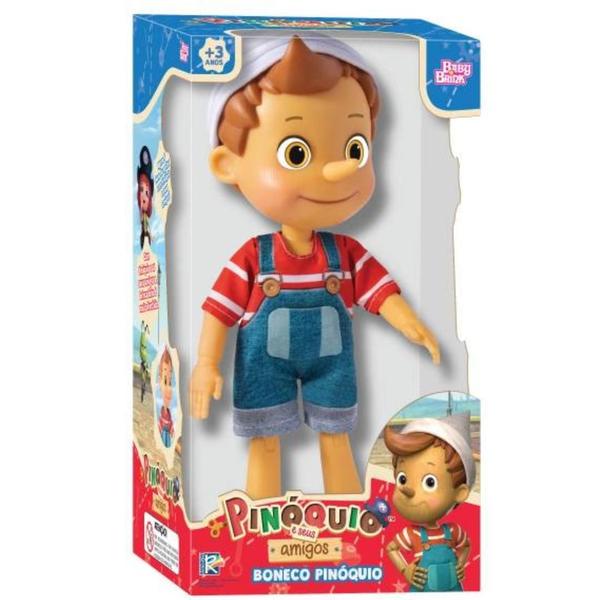 Boneco Pinóquio Brinquedo Infantil Em Vinil Articulado 30Cm - Baby Brink Imagem de Boneco Pinóquio Brinquedo Infantil Em Vinil Articulado 30Cm