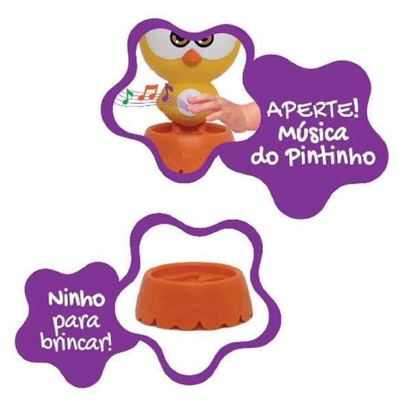 Imagem de Boneco Pintinho Amarelinho Musical Galinha Pintadinha