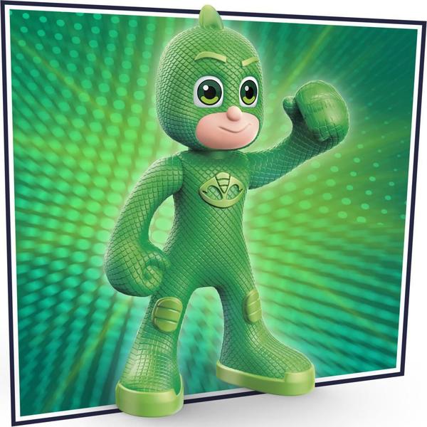 Imagem de Boneco PJ Masks Figura Largatixo Gekko Articulada Herói 25Cm