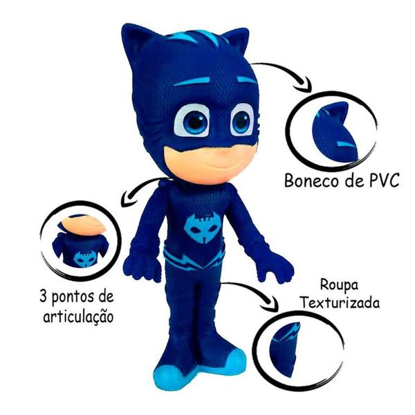 Imagem de Boneco Pj Masks Menino Gato 21 Cm - Elka 1136