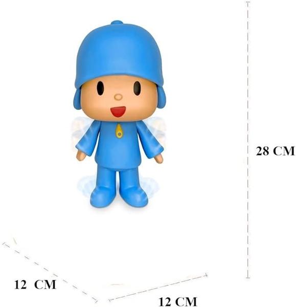 Imagem de Boneco Pocoyo De Vinil Grande  Articulado - Cardoso Toys