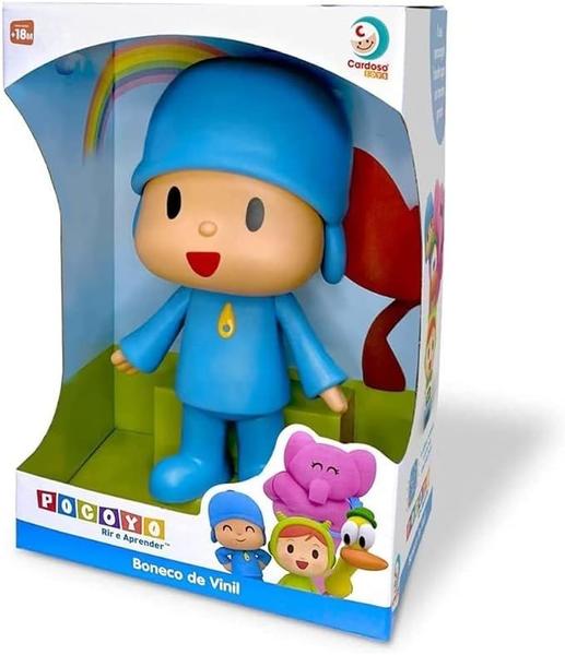 Imagem de Boneco Pocoyo De Vinil Grande  Articulado - Cardoso Toys