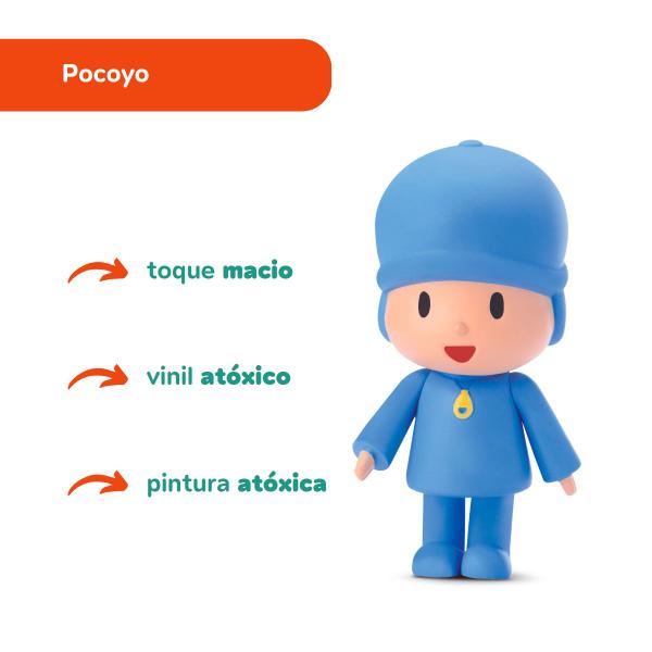 Imagem de Boneco Pocoyo de Vinil Turma do Pocoyo Oficial Cardoso Toys