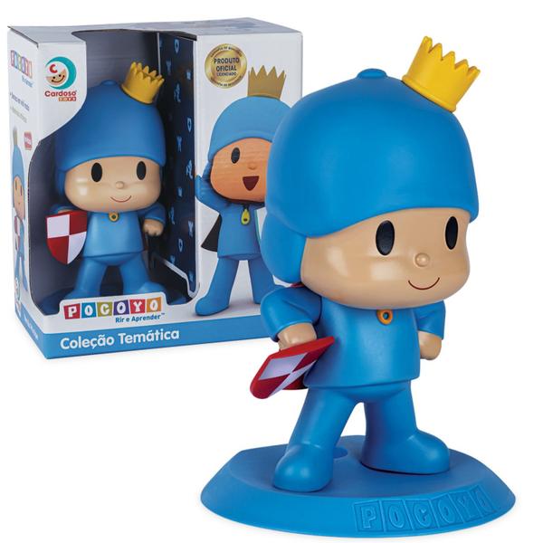 Imagem de Boneco Pocoyo Vinil Macio Frankenstein Príncipe Super-herói