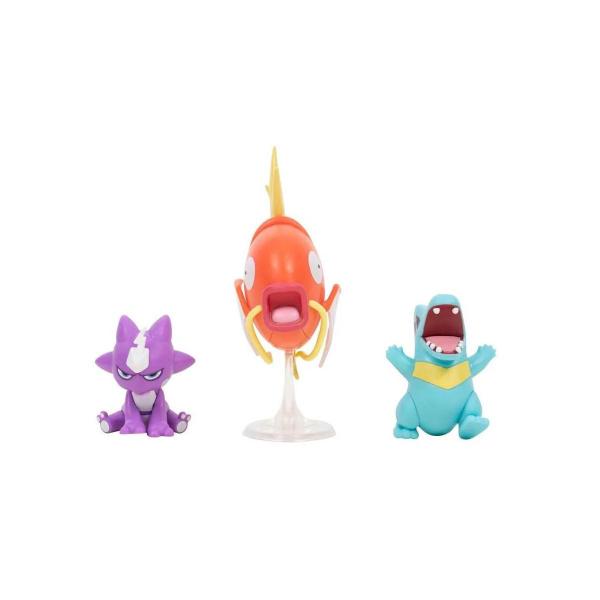 Imagem de Boneco Pokemon Battle Set Pack Toxel Totodile Magikarp 2603