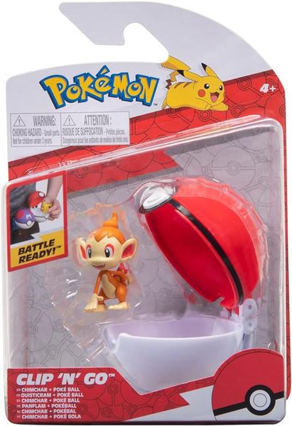 Imagem de Boneco Pokémon Chimchar + Poké Ball