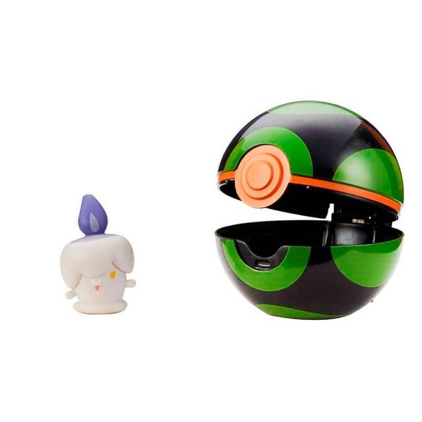 Imagem de Boneco Pokémon Clip 'N' Go com Litwick + Dusk Ball  Jazwares