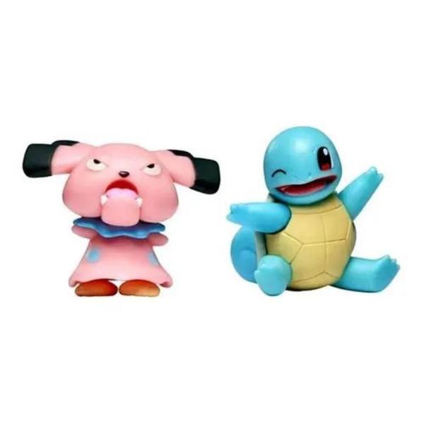 Imagem de Boneco Pokémon Figura De Batalha 2601 Snubbull Squirtle