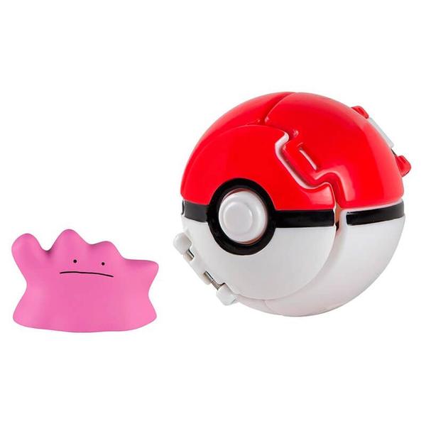 Imagem de Boneco Pokémon Throw N' Pop - Ditto + PokéBola  TOMY