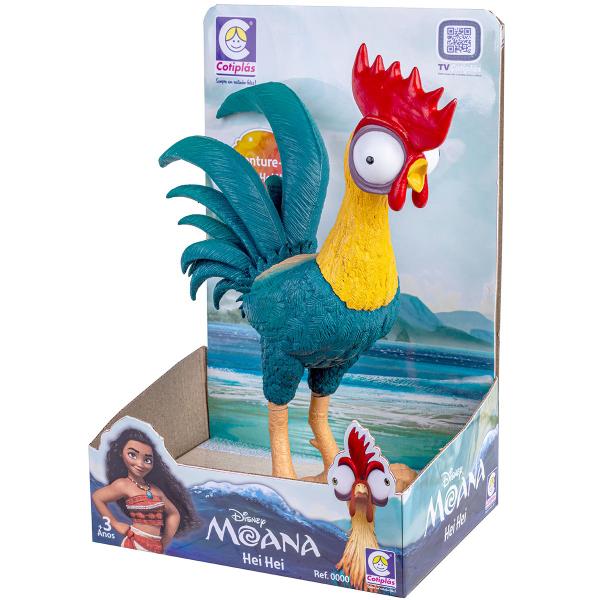 Imagem de Boneco Porquinho Puá + Galo Hei Hei Moana Disney Original