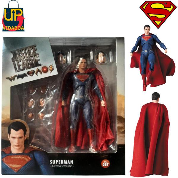 Imagem de Boneco Premium DC Comics -Super Man todo Articulado com acessorios - Action Figure 16cm