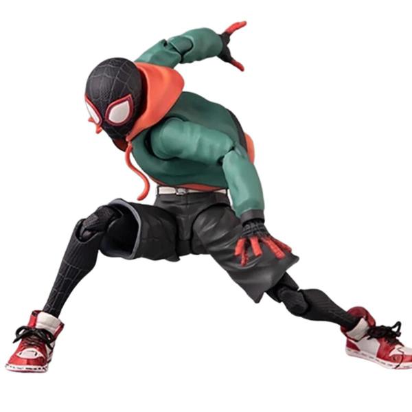 Imagem de Boneco Premium Marvel - Homem Aranha Miles Morales 14cm Articulado com acessorios Action Figure