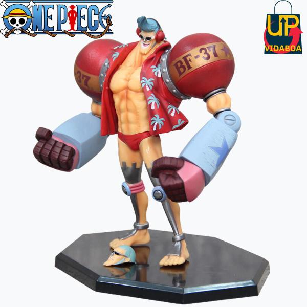 Boneco Premium One Piece - Franky com duas cabeças - Action Figure 18cm Imagem de Boneco Premium One Piece - Franky com duas cabeças - Action Figure 18cm