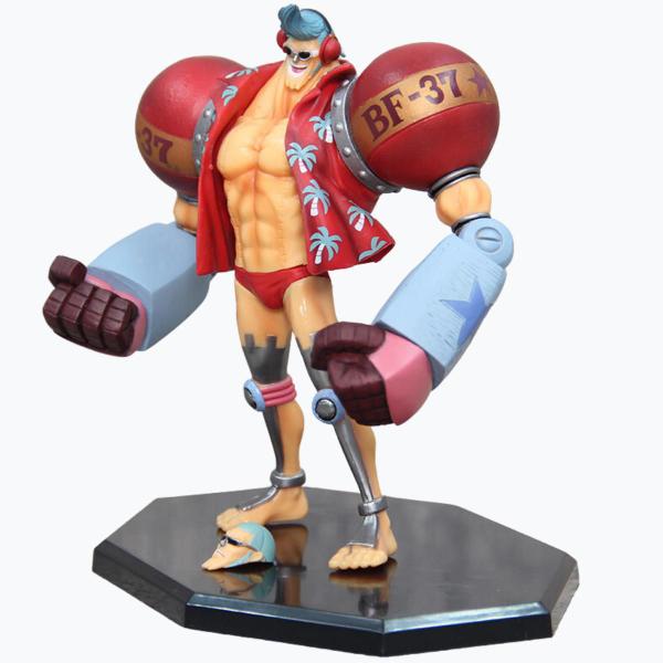 Boneco Premium One Piece - Franky com duas cabeças - Action Figure 18cm Imagem de Boneco Premium One Piece - Franky com duas cabeças - Action Figure 18cm