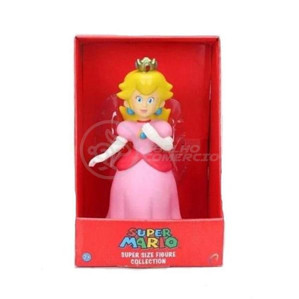 Imagem de Boneco Princesa Peach Toadstool Super Size 23Cm - Mario