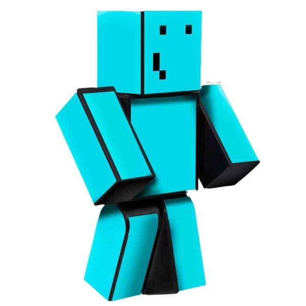 Imagem de Boneco Problems Minecraft Articulado 25cm Original  Algazarra  Brinquedo Presente Crianças +3 Anos