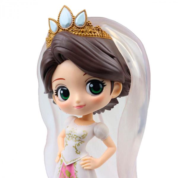 Imagem de Boneco Rapunzel Qposket Miniatura Disney Banpresto