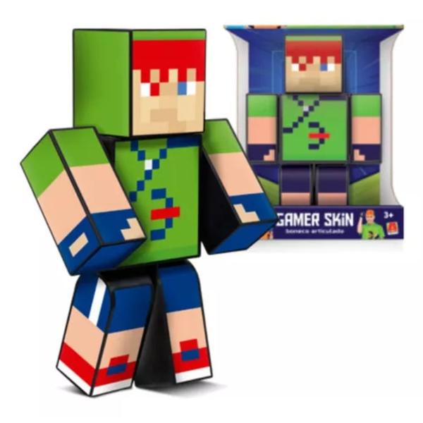 Imagem de Boneco Robin Hood Articulado 25cm Minecraft Gamer Streamers Algazarra  3.03.1256