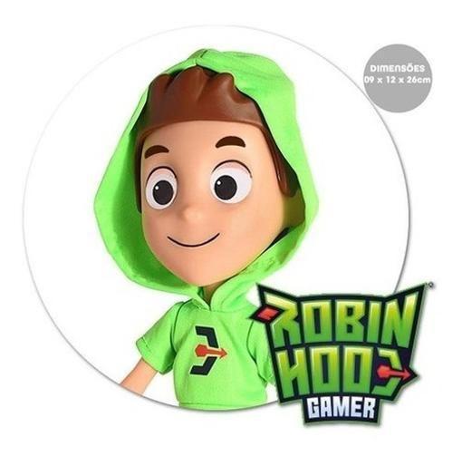 Imagem de Boneco Robin Hood Gamer Youtube 26Cm Original Brinquedo