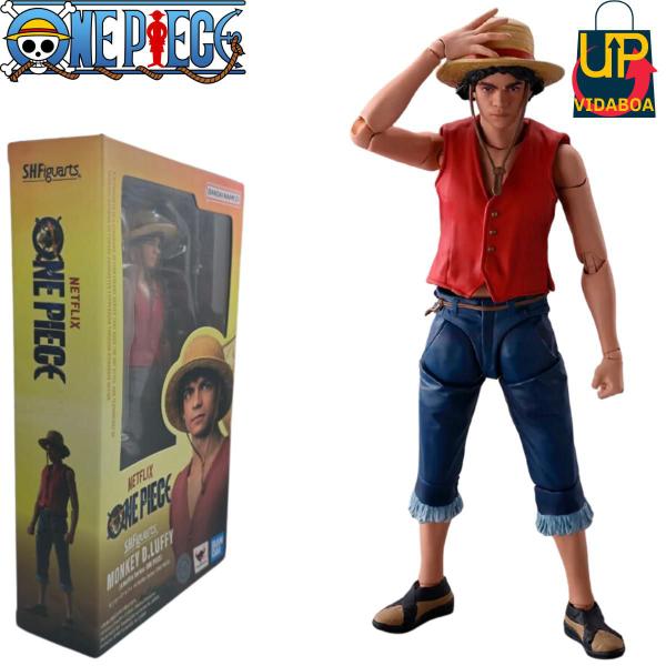 Imagem de Boneco S.H.Figuarts Monkey D Luffy 14,5cm articulado Premium One Piece Action Figure