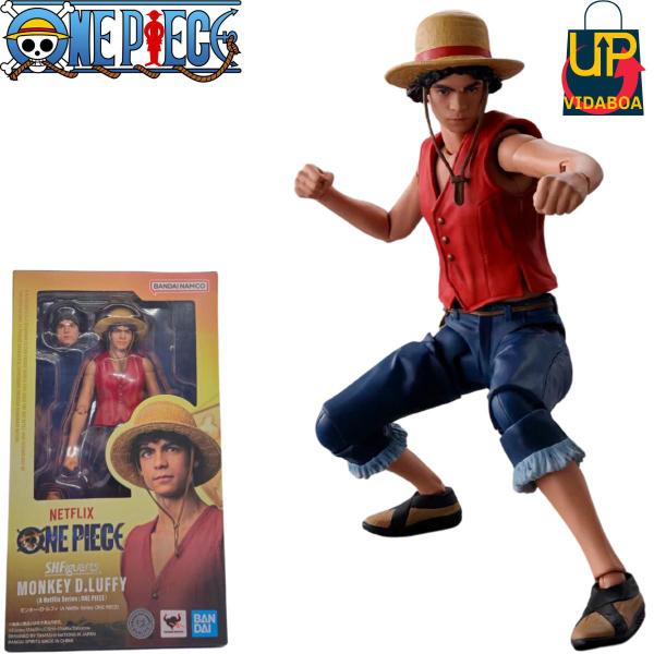 Imagem de Boneco S.H.Figuarts Monkey D Luffy 14,5cm articulado Premium One Piece Action Figure