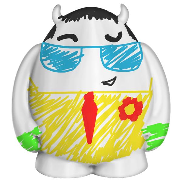 Boneco Sam Pedagogico 12 cm De Pintura Com Canetinhas Lavavel Para Bebes - Samba Toys Imagem de Boneco Sam Pedagogico 12 cm De Pintura Com Canetinhas Lavavel Para Bebes - Samba Toys
