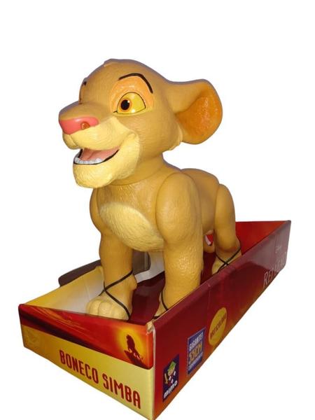 Imagem de Boneco Simba Gigante 55 Cm Articulado O Rei Leão Mimo