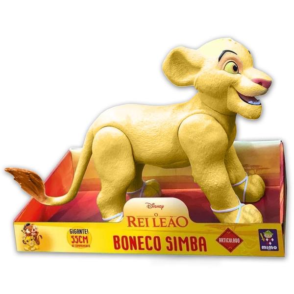 Imagem de Boneco Simba O Rei Leão Gigante 55cm Articulado Resistente