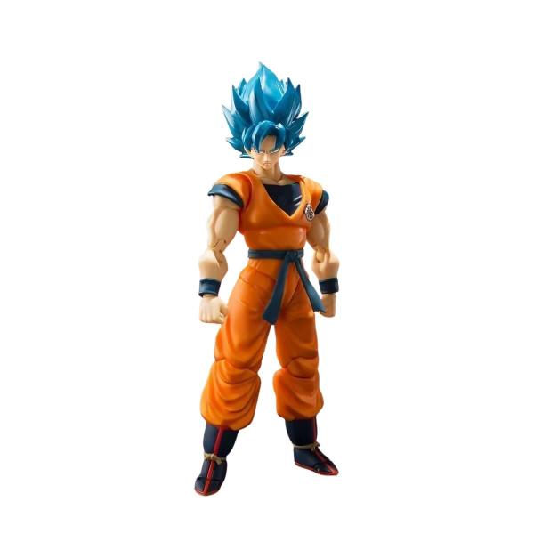 Imagem de Boneco Son Goku Blue Shfiguarts Dragon Ball Figure Bandai