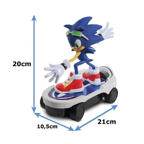 Imagem de Boneco Sonic Free Riders Skate Com Controle Remoto F01062