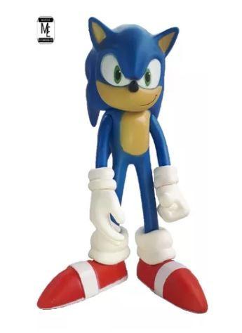 Imagem de Boneco Sonic Grande 26cm Articulado Coleção Filme 2020