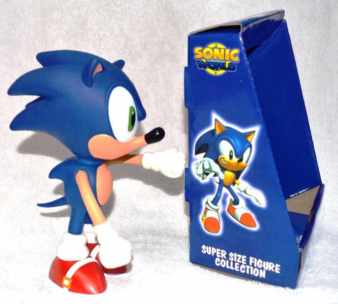 Boneco Sonic Grande Super Size Figure Collection 20 Cm - Colecionaveis Imagem de Boneco Sonic Grande Super Size Figure Collection 20 Cm
