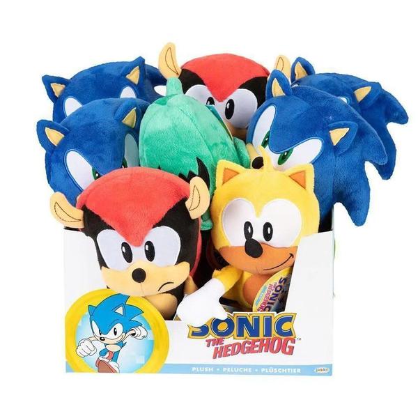 Imagem de Boneco sonic pelucia 9 polegadas basic plush sortido r.3436 candide