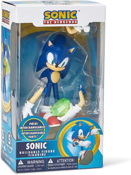 Imagem de Boneco Sonic The Hedgehog Action Figure Montável 10cm