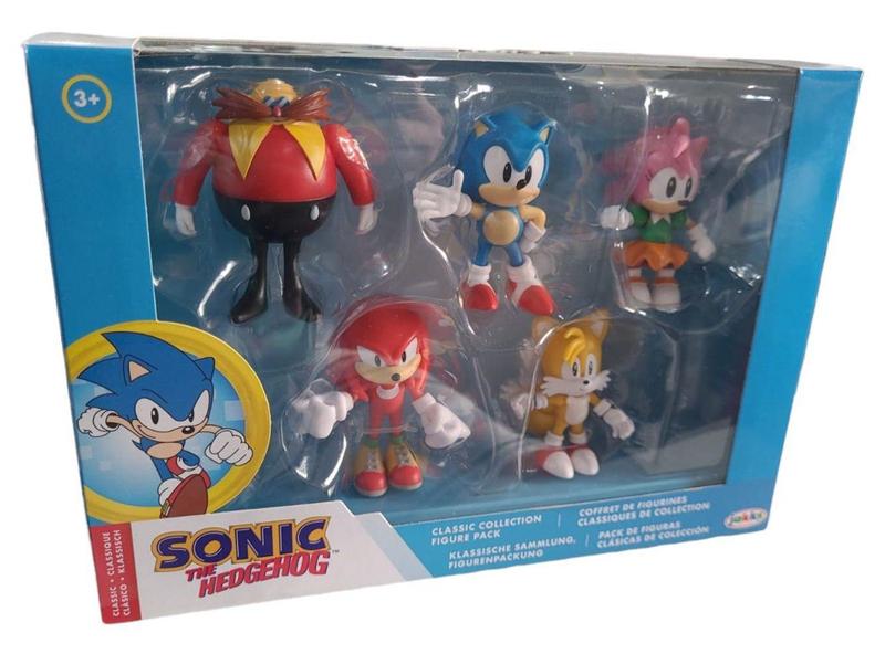 Imagem de Boneco Sonic The Hedgehog Kit 5 Personagens Candide 3440