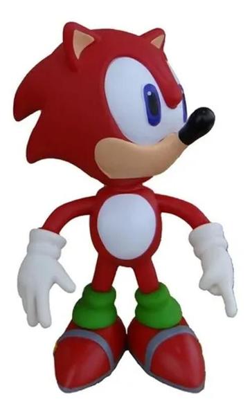 Imagem de Boneco Sonic Vermelho Coleção Articulado