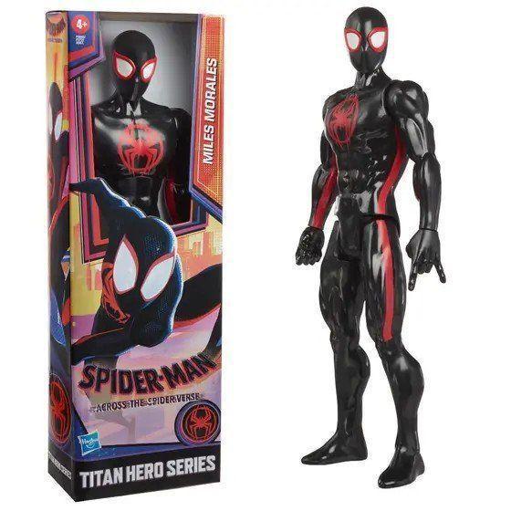 Boneco Spider-Man Figura 12P Titan Miles Morale F5643 Hasbro Imagem de Boneco Spider-Man Figura 12P Titan Miles Morale F5643 Hasbro