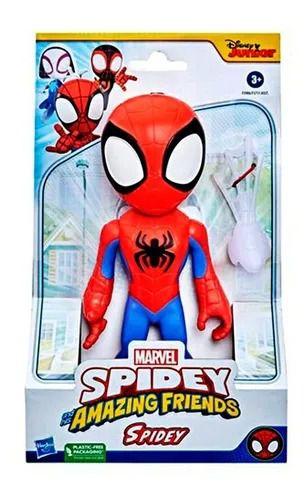 Imagem de Boneco Spider Man Spidey Amazing Friends 23 cm Articulado - Homem Aranha - Hasbro