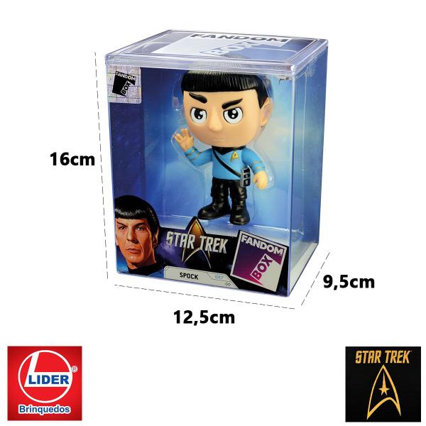 Imagem de Boneco Spock Star Trek Jornada Nas Estrelas Fandom Box Lider