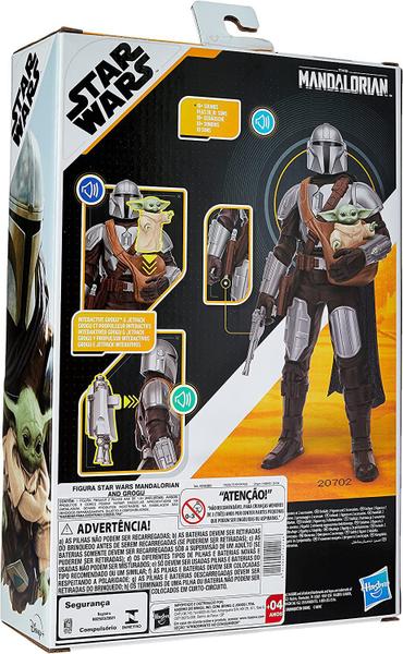 Imagem de Boneco Star Wars The Mandalorian & Grogu Interativos Hasbro F5194