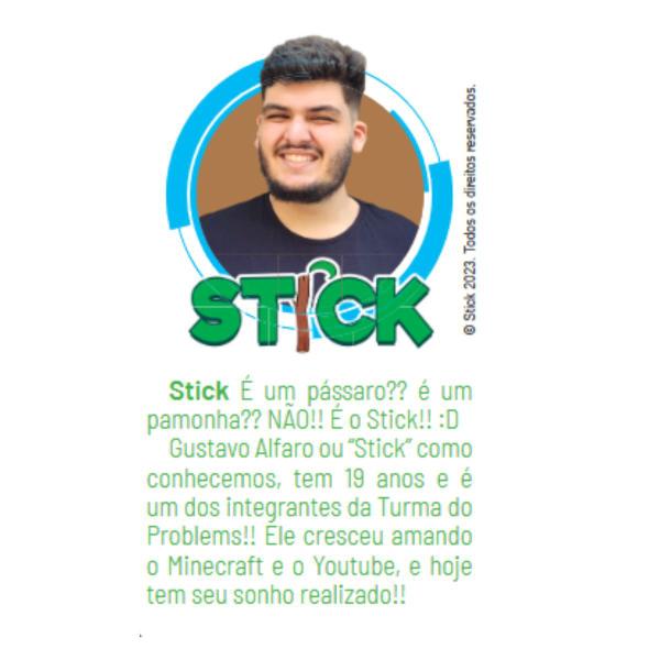 Imagem de Boneco Stick Turma do Problems-Peq- 25cm-Minecraft Algazarra