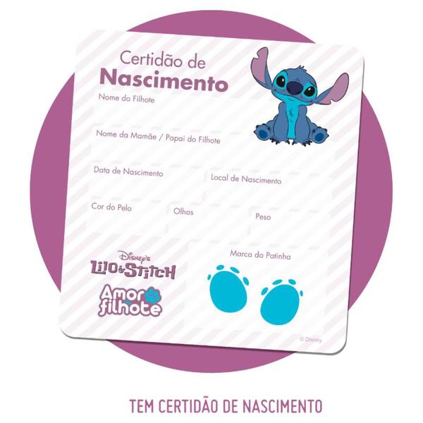 Imagem de Boneco Stitch Baby Coleção Amor De Filhote - Roma Brinquedos