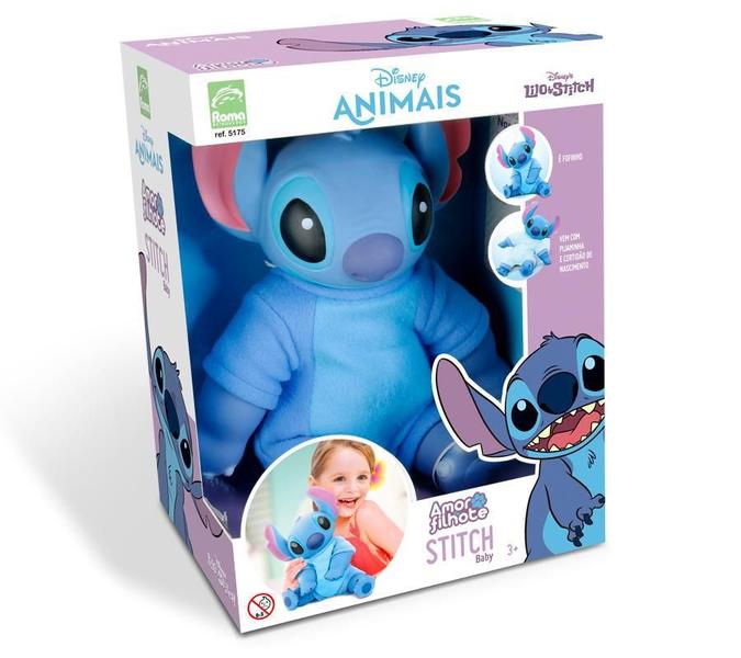 Imagem de Boneco Stitch Coleção Amor De Filhote Roma - 5175