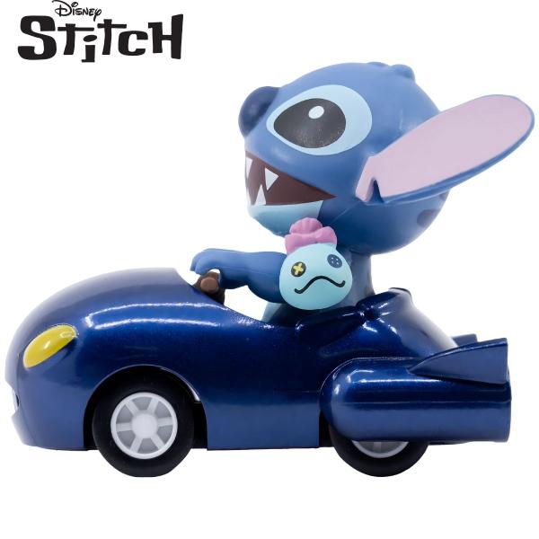 Imagem de Boneco Stitch Com Veículo De Fricção Colecione Carrinho Azul - 4391 Sunny