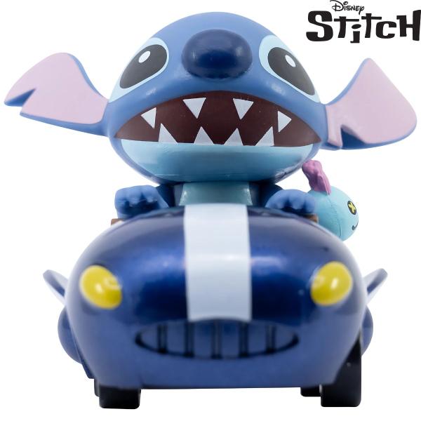 Imagem de Boneco Stitch Com Veículo De Fricção Colecione Carrinho Azul - 4391 Sunny