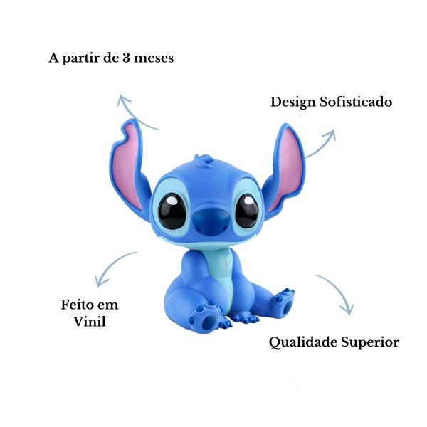 Imagem de Boneco Stitch Vinil 15cm Minimals Ohana Disney Baby Lilo - Original - Roma